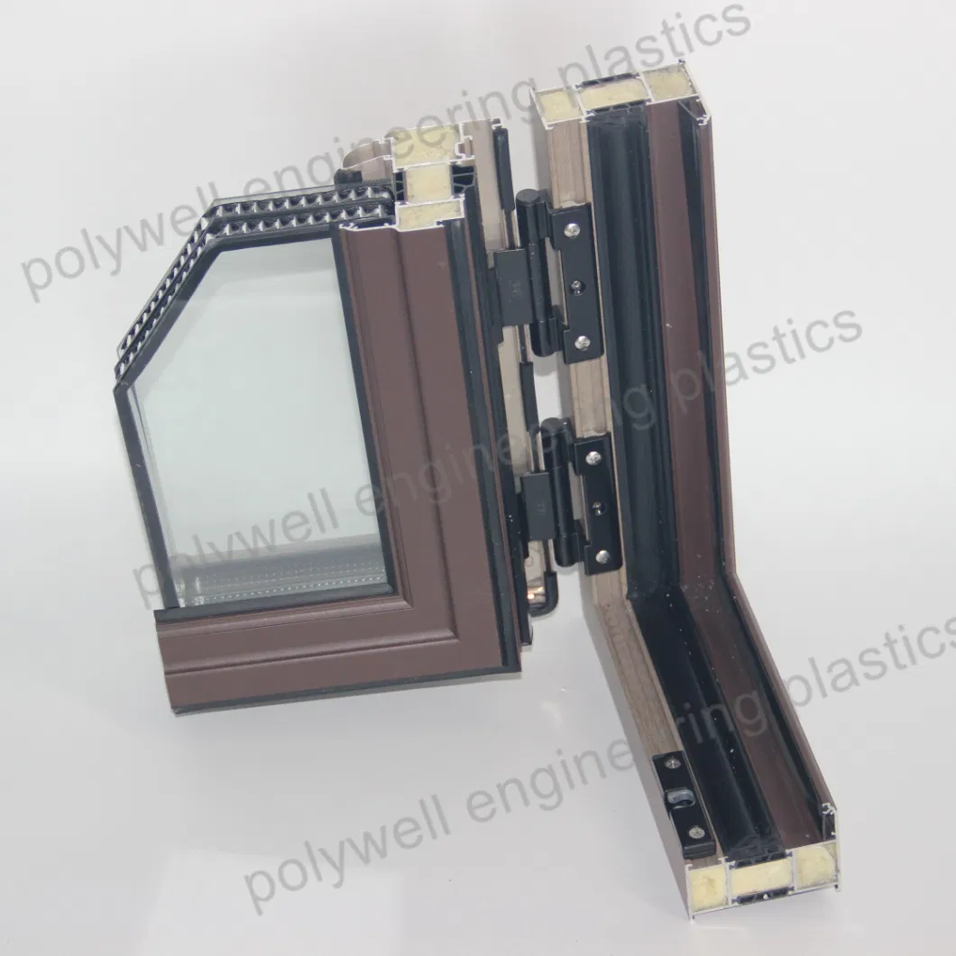 New Design Product Modern Aluminum Wooden Color White Various Customized Style Sliding/ Double-Hung System Window